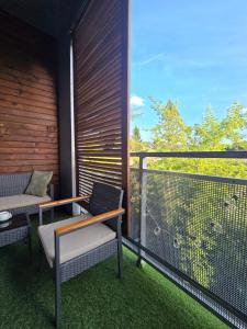 Μπαλκόνι ή βεράντα στο Apartament na Miodowej
