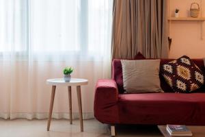 Atpūtas zona naktsmītnē The 2BDR Compelling Condo 5 min to CAI Airport