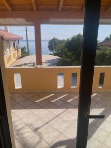 a view from an open window of a building at MOURTERI TASOSEVa in Mourteri