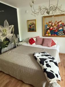 Postel nebo postele na pokoji v ubytování Anita
