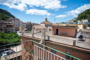 a view from the balcony of a building at Nica's House in Maiori