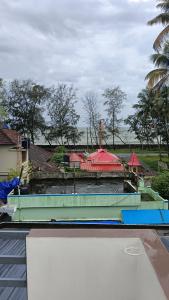 a view of a roof of a house at Seascape Homestay Cherai Beach in Cochin
