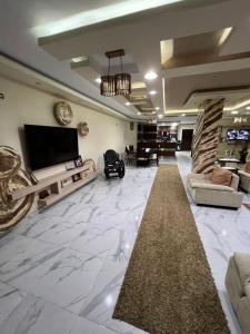 Χώρος καθιστικού στο Villa فيلا