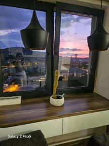 Landskap semula jadi dekat dengan apartmen