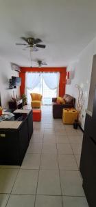 Χώρος καθιστικού στο Casa vacacional Playa Herradura