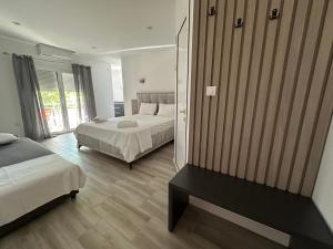 Voodi või voodid majutusasutuse Apartment's Meti toas