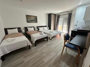Voodi või voodid majutusasutuse Apartment's Meti toas