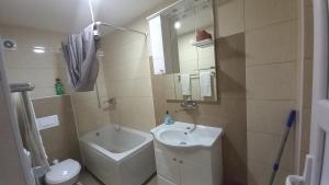 D,apartman' ulica pušća 51, 51513 Omišalj的一间浴室
