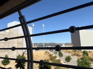 a view from the window of a building at apparemment sea view 01 in Tangier +6 photos