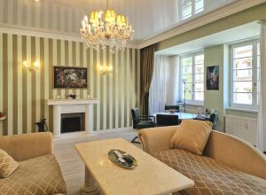 Χώρος καθιστικού στο Apartment Magdalena