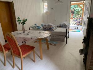 Χώρος καθιστικού στο Brakel Monteur-Ferienwohnung +15 φωτογραφίες