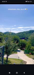Paesaggio naturale nelle vicinanze della villa