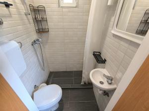 パレにあるVukašinova stanicaのトイレと洗面台のある小さなバスルーム +17枚の写真