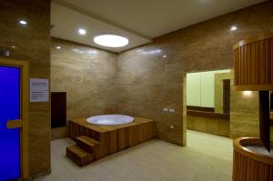 Koupelna v ubytování Safran Thermal Resort Sandikli