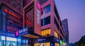O edifício onde o hotel está situado