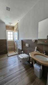 Koupelna v ubytování Hotel Sarajet e Pashait 2