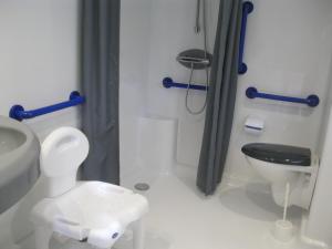 Koupelna v ubytování Camping Le Rebau