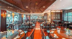 Un restaurant sau alt loc unde se poate mânca la Huangshan Shuguang Yusong Hotel