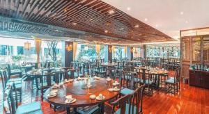 Un restaurant sau alt loc unde se poate mânca la Huangshan Shuguang Yusong Hotel
