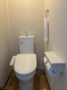 a bathroom with a white toilet and a sink at Bo Bo Village 館山 in Tateyama +25 photos