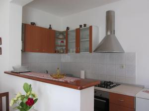 Kuchyň nebo kuchyňský kout v ubytování Tower Suites Korcula