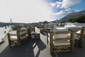 O vedere generală la munți sau o vedere la munte luată de la acest hotel
