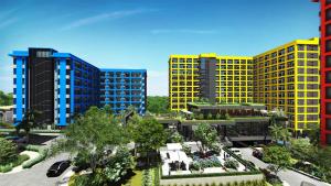 a rendering of a city with tall buildings at Davao Condo Near Airport & Malls in Davao City