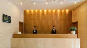 Vstupní hala nebo recepce v ubytování JI Hotel Shanghai Anting Metro Station