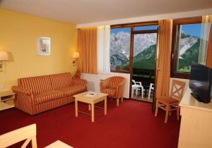 Widok na góry z tego hotelu