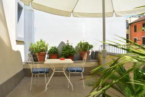 Balkón nebo terasa v ubytování Hotel Susa