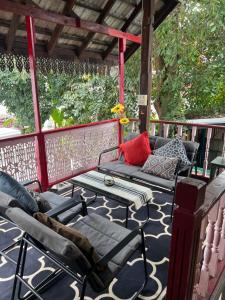 Posezení v ubytování Chillin' Guest house