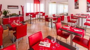 Restaurace v ubytování Hôtel Elite