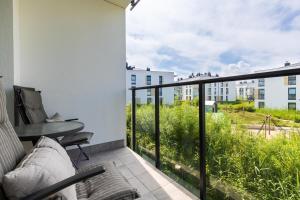 Balkoni atau teres di Apartament Elisabeth GREEN II by Noclegi Renters