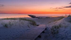 Naturlandskabet i nærheden af villaen