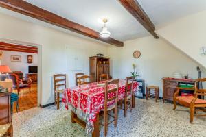 Χώρος καθιστικού στο Gîte Chez Martha