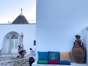 Ruang duduk di Trulli Papavero