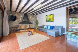 Χώρος καθιστικού στο Villa Santander