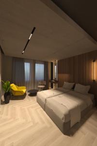 Open Space客房内的一张或多张床位