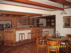 Kuchyň nebo kuchyňský kout v ubytování Landhotel Pingel