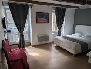 Letto o letti in una camera di Domaine du Parc Waechter