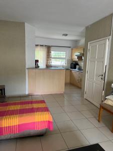 Kuchyň nebo kuchyňský kout v ubytování Apartment Tamarinier Complexe