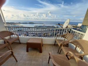 Balkón nebo terasa v ubytování City Square Luxury Apartment on the Sea