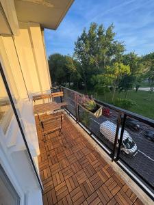 Rõdu või terrass majutusasutuses Appartement face Nausicaa , balcon vue mer