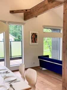 Posezení v ubytování Kaflihaus - Secluded Goryu Villa