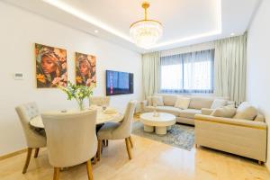 Χώρος καθιστικού στο Bay view - Ocean Breeze