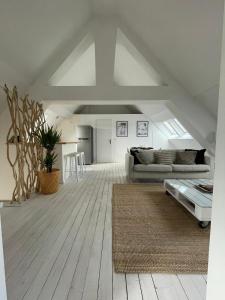 Χώρος καθιστικού στο Le nid perché de Metz