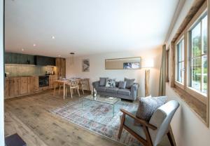 Una cocina o cocineta en Chalet Ledihus Garden Apartment 11 fotos más