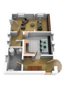 Půdorys ubytování Ferienhaus Nord 54 GRAD