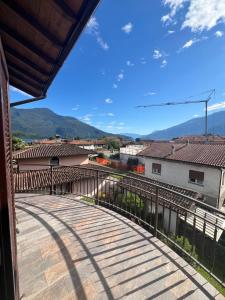 a view from the balcony of a house at Appartamento Luisa 2 in Domaso