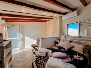 Χώρος καθιστικού στο La Terrazza di Rino